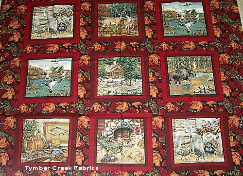 Autumn Country Life Fabric Panel