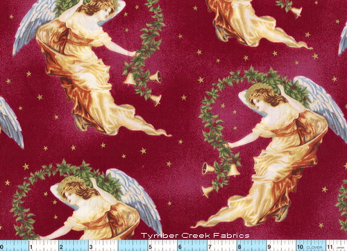 Glorious Angels Shaded Burgundy Angels Peace Joy Blue Heaven <fo