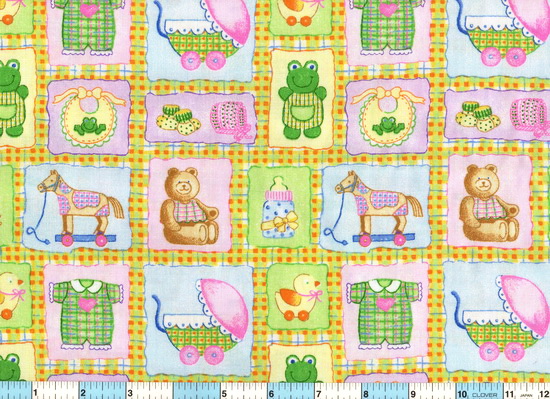 Baby Toys Frog Carriage Plaid Patches