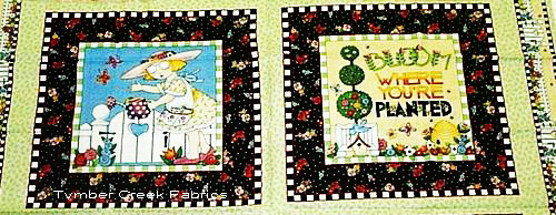 Bloom Where You Planted Fabric Panel