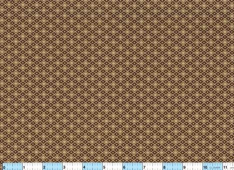 Brown Tan Diamond Checks Decor Weight