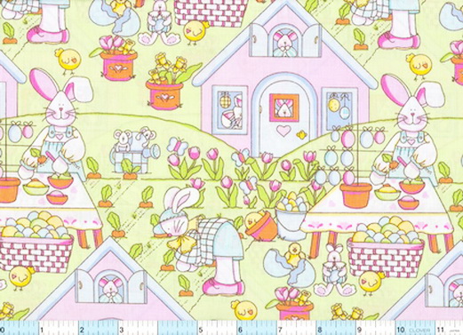 Welcome to Bunny Town Fabric