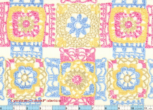 Blue Rose Wheat Chintz