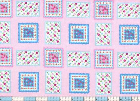Flower Patch Pink Flannel