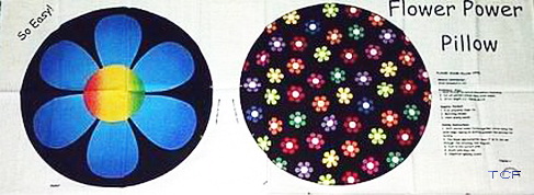 Flower Power Pillow 1 Panel