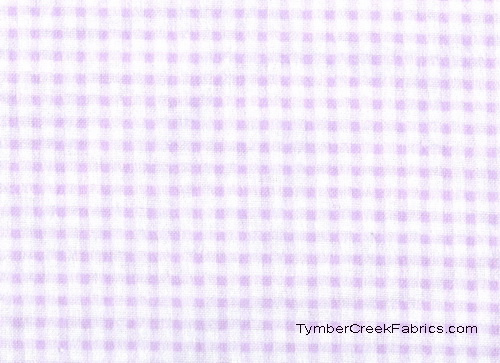 Gingham Lilac White Flannel