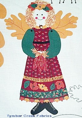 Harvest Angel Doll Panel <font color=red>SALE