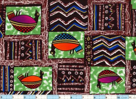 African Birds Block Design