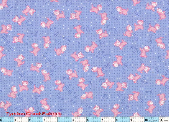 Kittens Baby Pins Blue