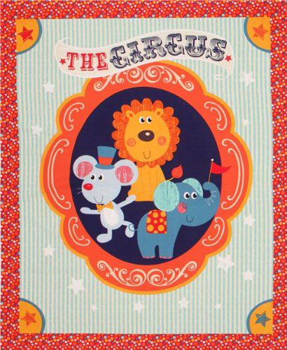 Little Red Circus Nursery Wall Panel