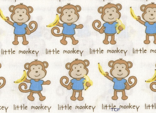 Little Monkey Bananas Blue or pink