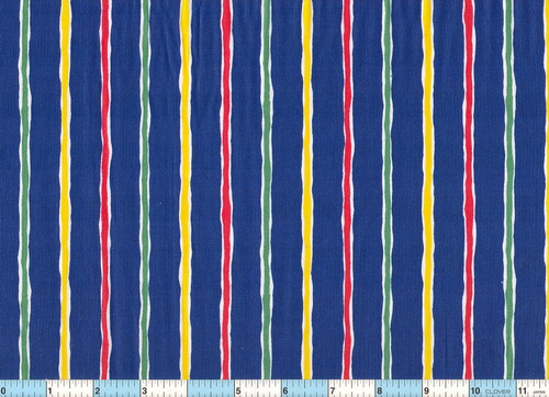 Red Yellow Green-Royal Stripe
