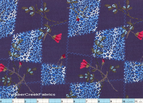 Blue Flower Patches