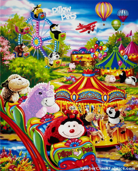 Pillow Pets Carnival Fabric Wall Panel