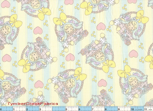 Precious Moments Baby in Basket Stripe 32'"