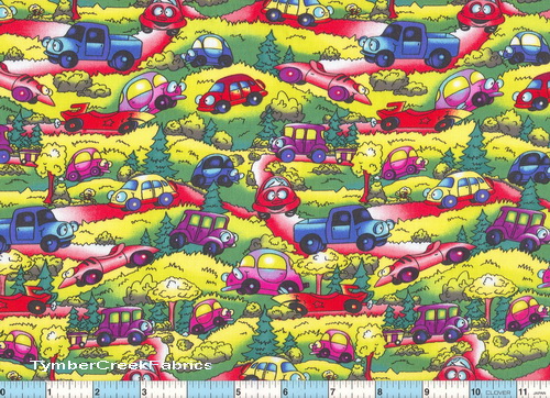 On The Move Cars Trucks Red