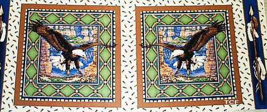 Eagle Sacred Wings Tomahawk 4 Fabric Panels