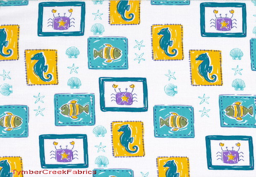 Dolphins Seahorse Fish Blocks