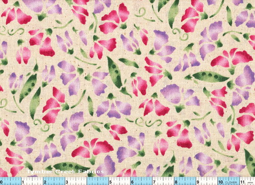 Sweet Pea Stencil 1yd 21"
