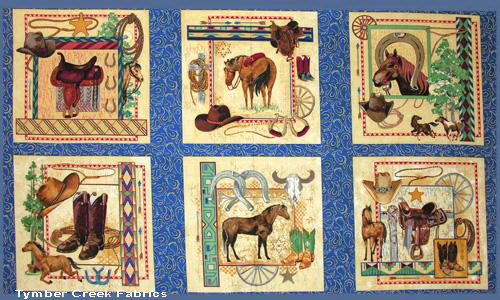 Southwestern Back in the Saddle Panel