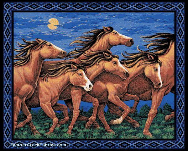 Horses of Thunder Ridge Wall Panel