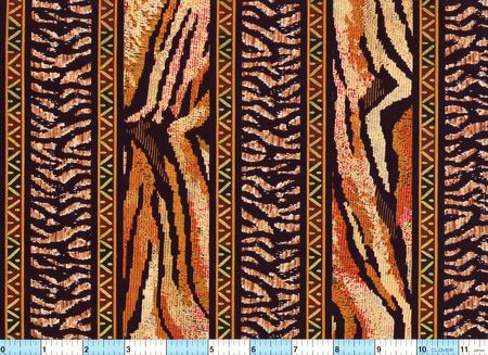 Striking Tiger Stripe Fabric