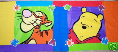 Winnie the Pooh Tigger Fabric Panels