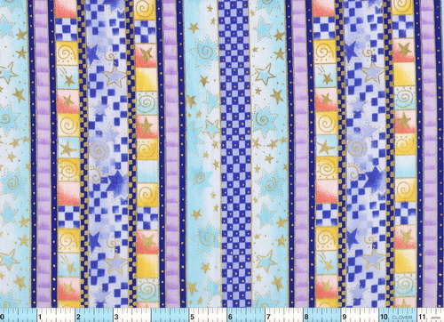 Zodiac Pastel Gold Stripe